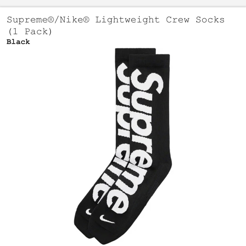 Supreme x Nike Socks